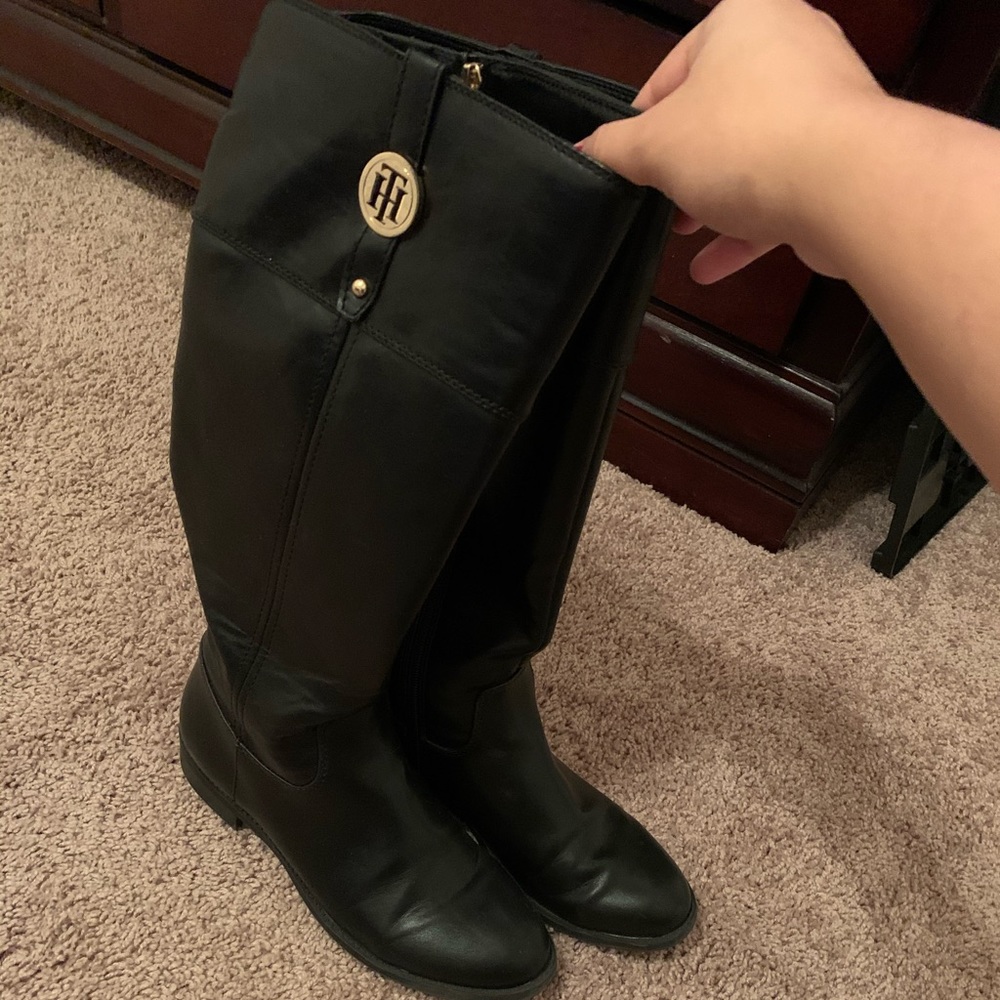 Tommy Hilfiger Tall Black Boots
